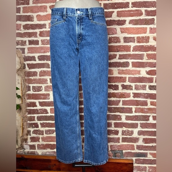 Vintage Y2K Silver Tab Jeans by Levi's in Medium Stonewashed Blue Size 9M - Picture 8 of 8